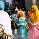 Convention-goers in cosplay at New York Comic Con 2021.